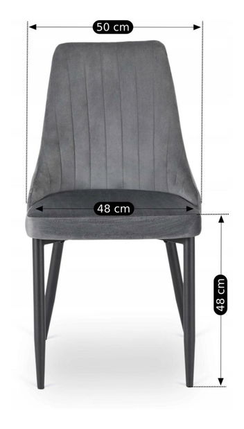 Scaun sufragerie Boquete (gri) 