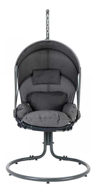 Závesné kreslo Mirjan Kigaru (tmavosivá + sivá) (výpredaj)