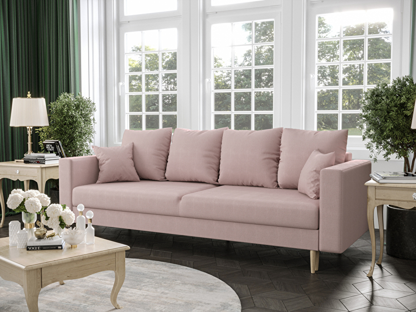Háromszemélyes kanapé Kinetic (rózsaszín)
