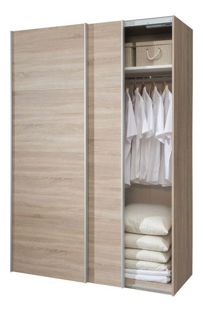 Šatníková skriňa Decodom Uno Typ 150 (dub pílený bardolino)