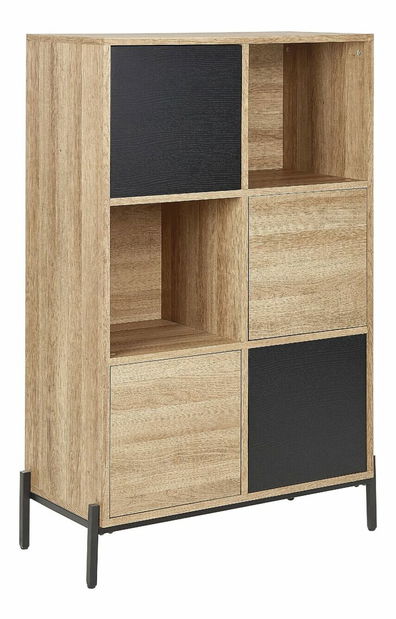 Regál Moiza (svetlé drevo)