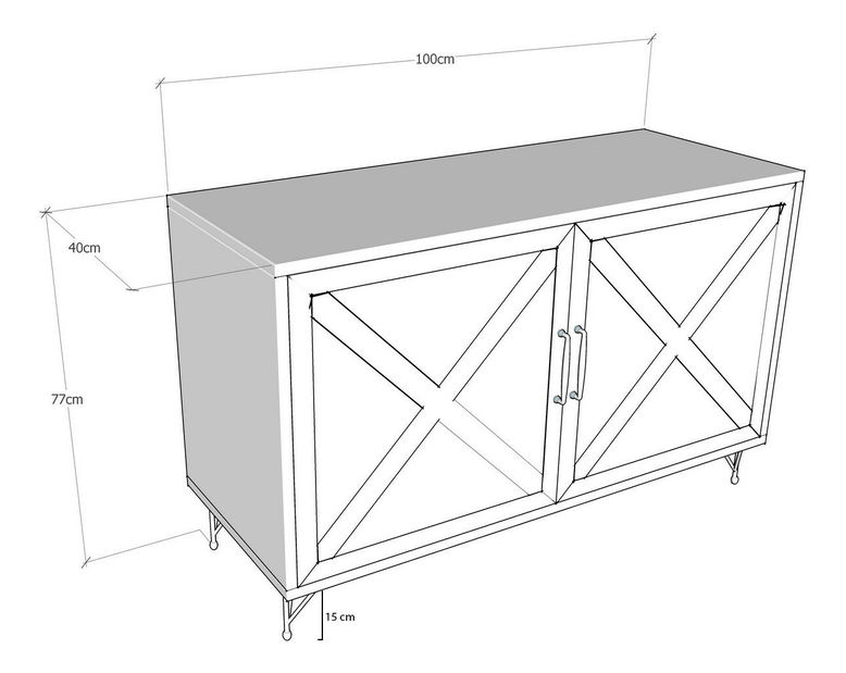 Ormarić Jurvik (antracit + hrast)