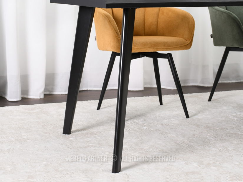 Masă de sufragerie Maui (negru)