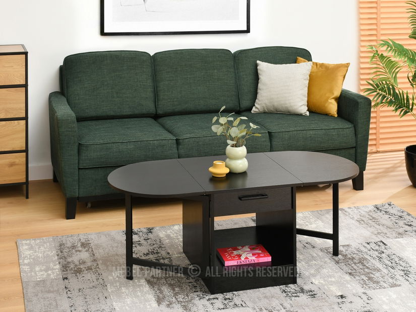 Măsuță de cafea Espana (lemn negru + negru)