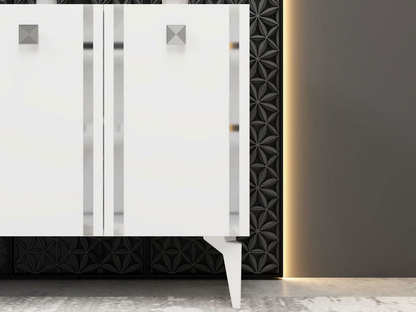 Skrinka Tobuvu 1 (biela + strieborná) 