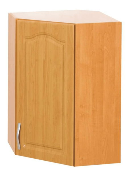 Horná kuchynská skrinka, rohová Leite MDF klasik W60/60/P jelša (P)