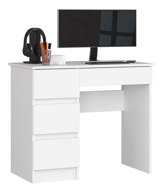 Masă PC Alineadas (alb)