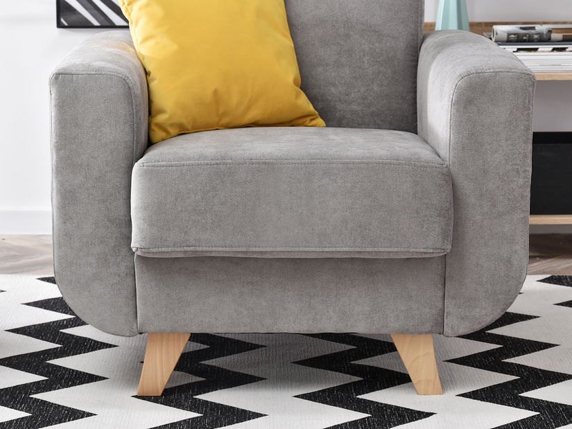 Relaxačné kreslo Kadim (sivá)