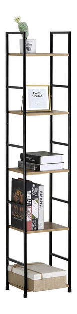 Regál Generanto (tölgy + fekete)