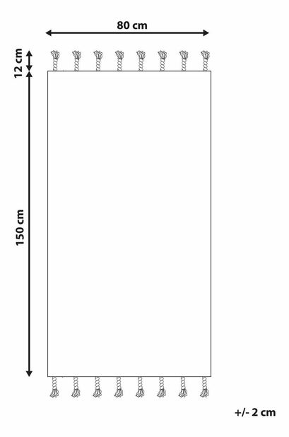 Szőnyeg 80 x 150 cm Dijan (többszínű)