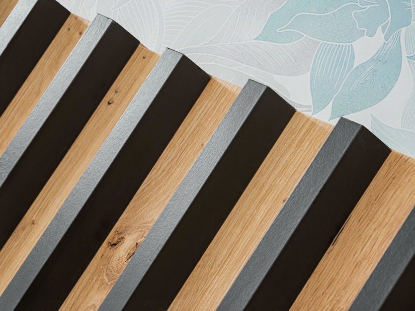 Mobilier living Vertic (stejar artisan + perla gray)