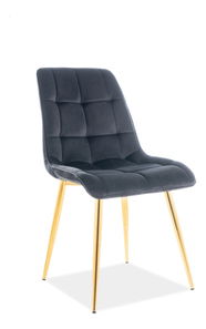 Étkezőszék Charlie (szürke + arany)