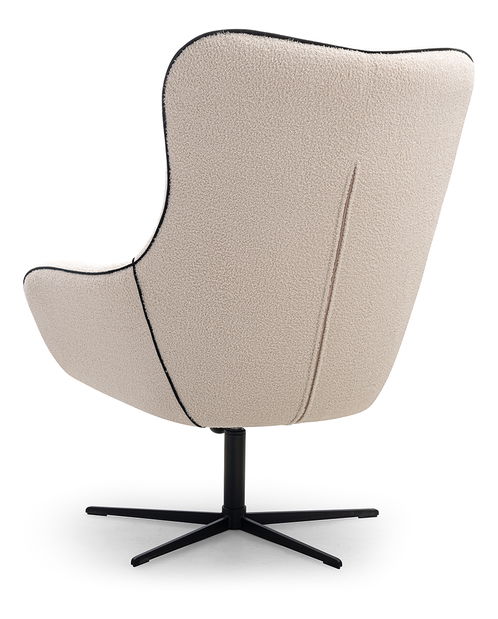 Otočné kreslo Elvis (krémová)