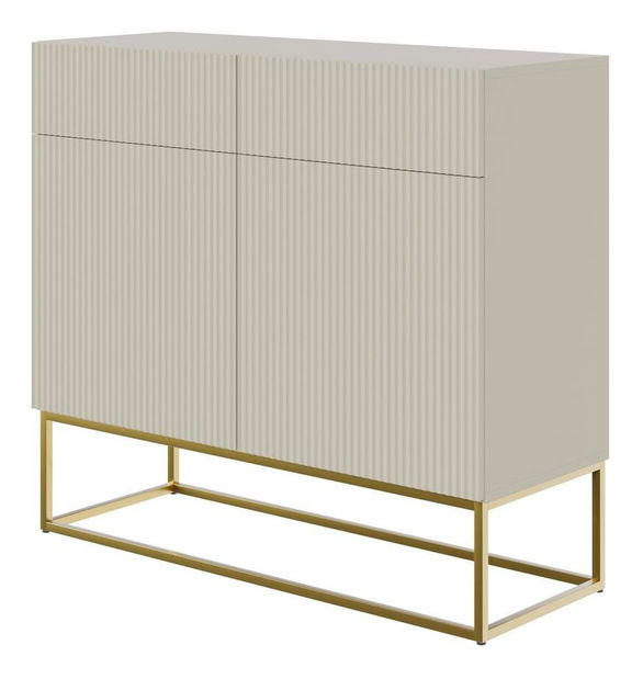 Komoda Vertigo V7 (sivo-bež)