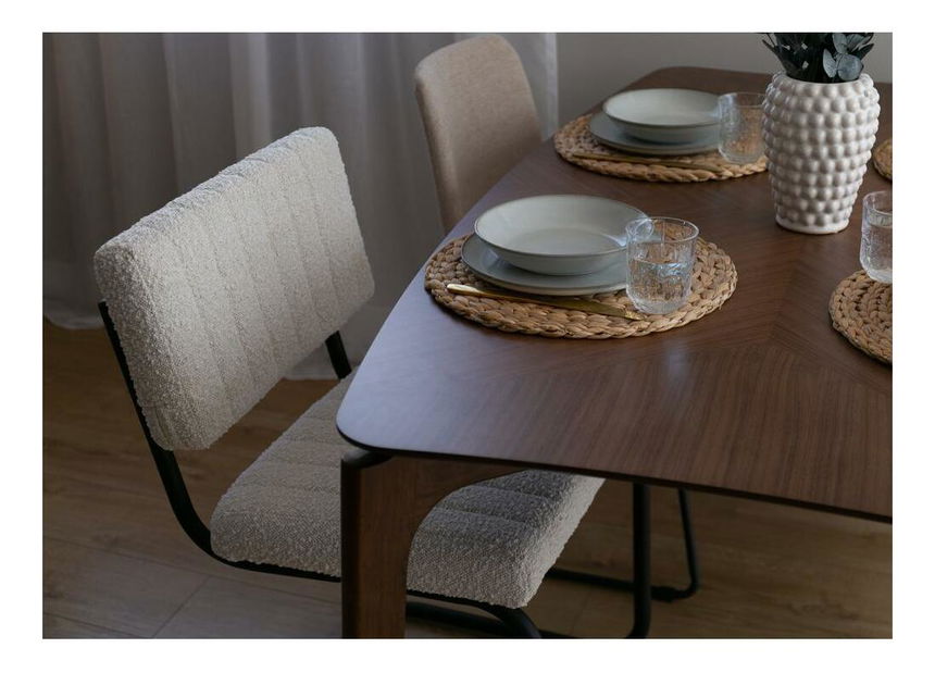 Jedálenská stolička Starsky (biela + čierna)