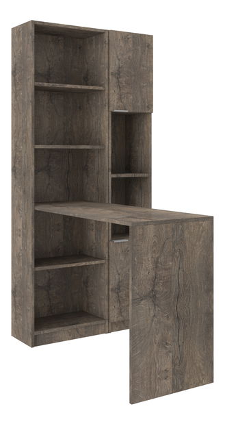 Sarok PC asztal Pavlo II (sötét hamu)