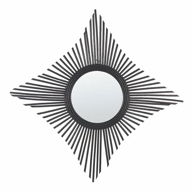 Oglindă de perete Majza (negru)