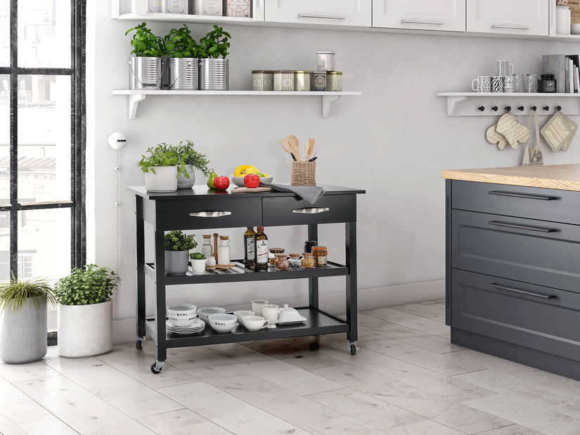 Măsuță servire Nolan (negru)