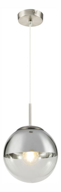 Viseća svjetiljka Varus 15851 (moderna/dizajnerska) (nikl + prozirna)