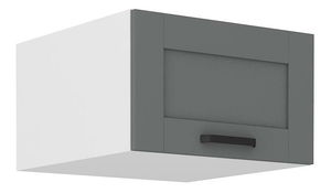 Horná kuchynská skrinka Lucid 60 NAGU-36 1F (korpus: biela + front: mdf dustgrey)