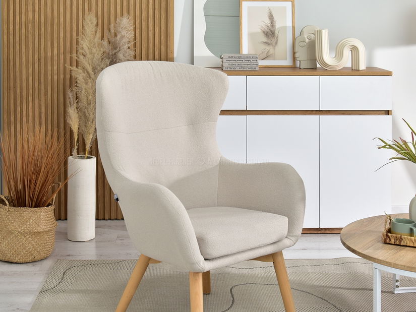 Fotoliu Leto (bej + negru)