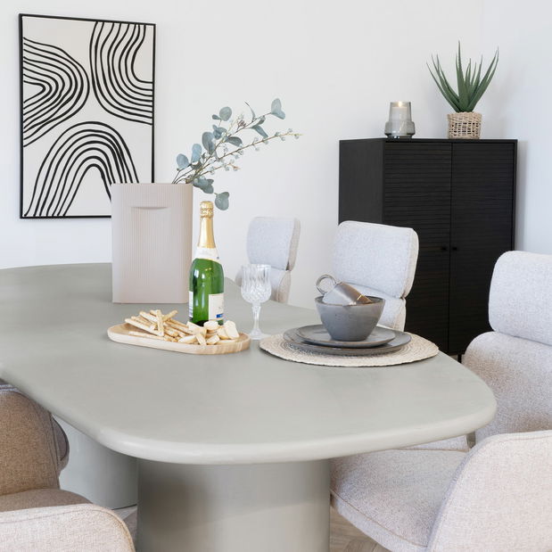 Jedálenský stôl Meveria 1 (béžová)