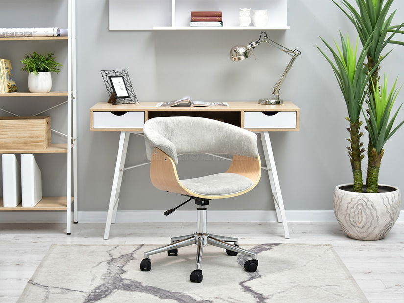 Stolička Manzaro (jaseň + chrómová)