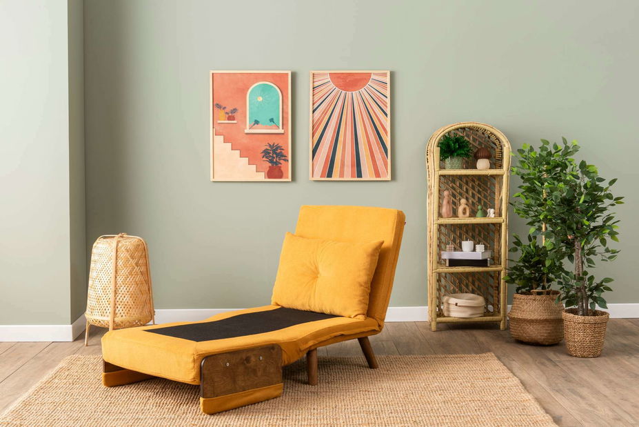 Fotoliu Como (muștar)