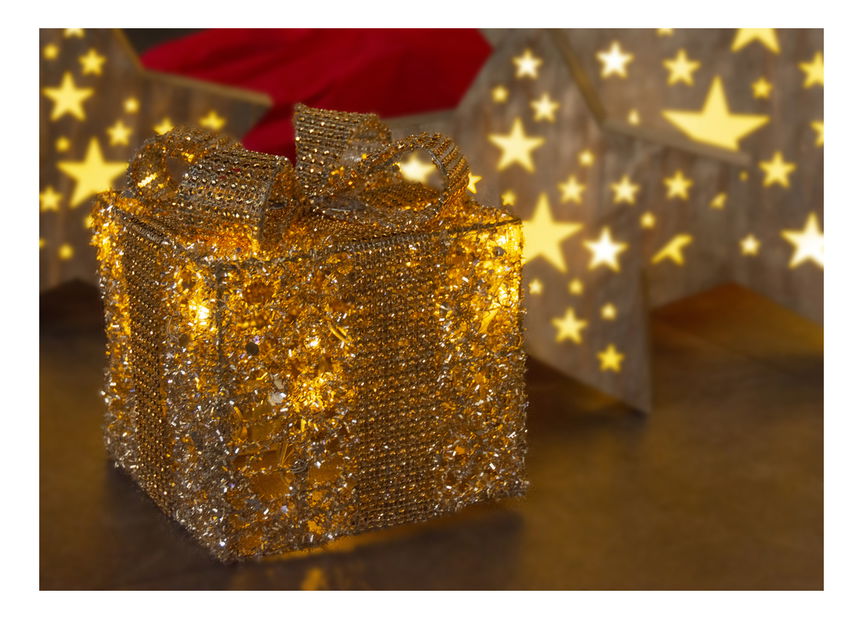 Vianočný drôtený darček Retlux RXL 373