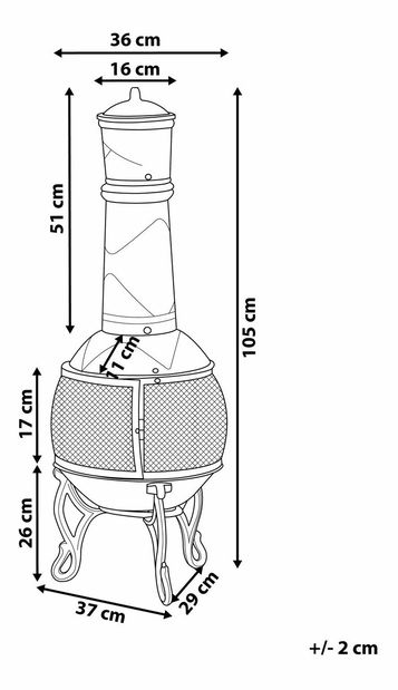 Loc pentru foc TECONO (oțel) (alamă)