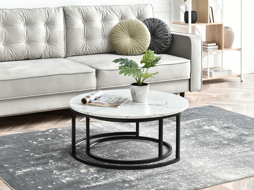 Stolić za kavu Kolja Zest Xl (bijela + crna)