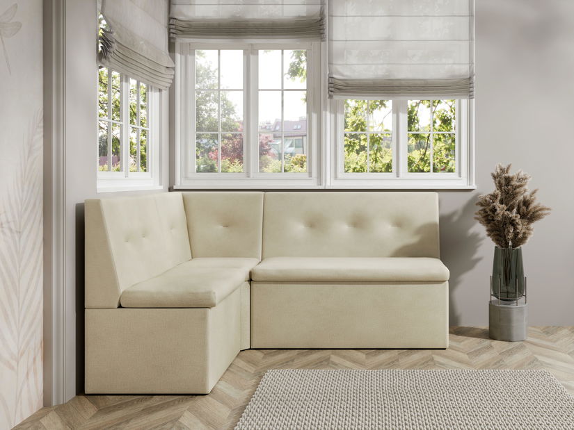 Kuhinjska kutna klupa Layla 130x170 (krem)