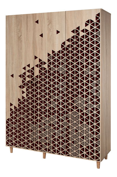 Šatníková skriňa Modella 122 (dub sonoma)