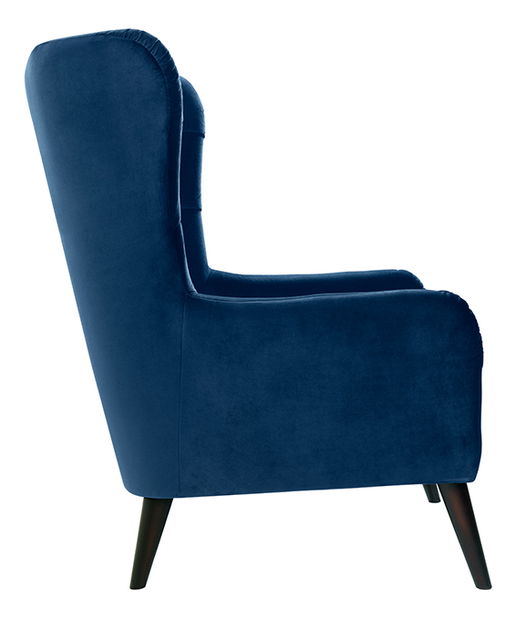 Kreslo ušiak BRW Casey ES (modrá)