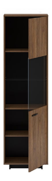 Vitrina Diram A2 (hrast bolzano + crna) (D)