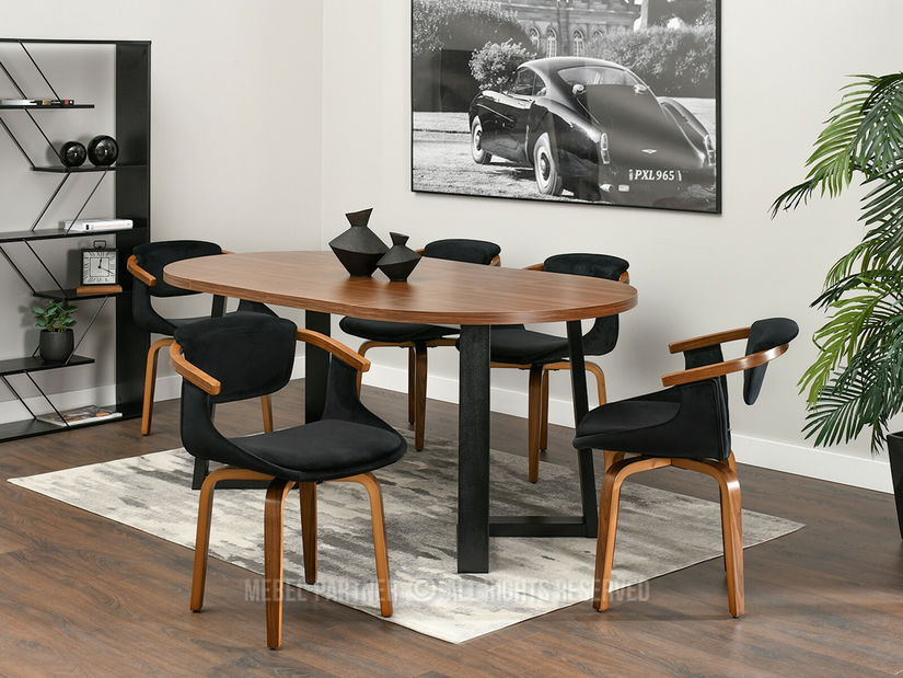 Stolica Max K (crna + orah)