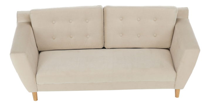 Canapea 3 locuri Sham (Crem)