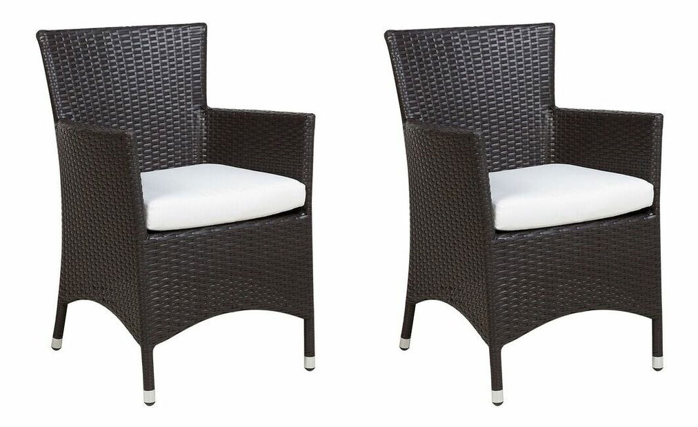 Set 2ks. stoličiek Talian (krémovo biela)