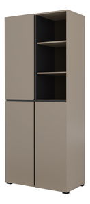 Dulap cu rafturi Crossroad H C88 (congo + negru)