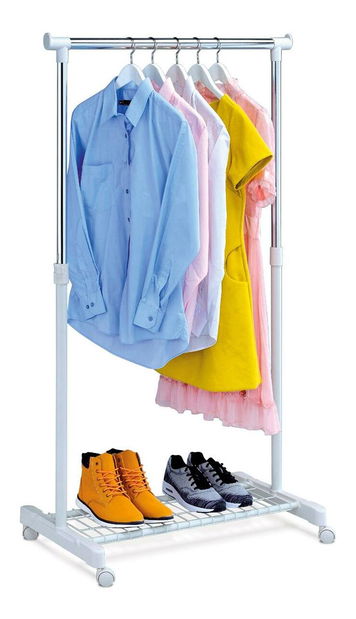 Cuier cu roți Ajedrez (alb)