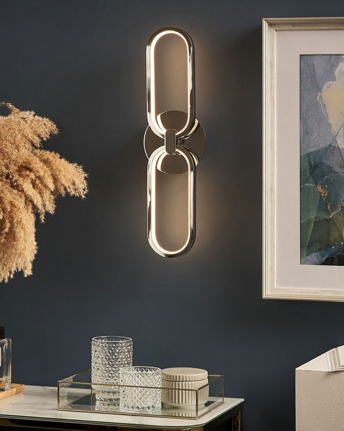 Iluminat de perete Kraza (argintiu)