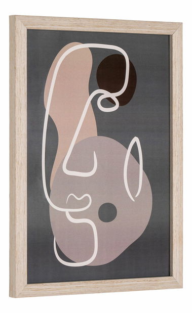 Set 3 ks obrazov Mavandria 1 (prírodná)