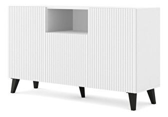 Skrinka 150 2D1DM Rowanna (biela + čierna)