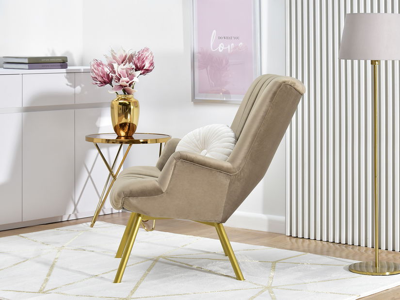 Fotoliu relax Lanzaris (auriu)