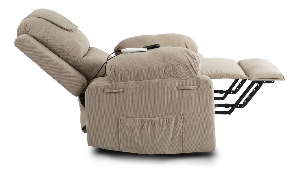 Masážne kreslo Fanex (béžový menčester) 