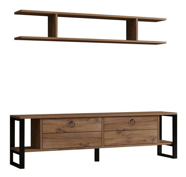 Obývacia stena Menile 3 (dub zafírový) 