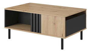 Konferenčný stolík Madeira F (dub artisan + čierny antracit)