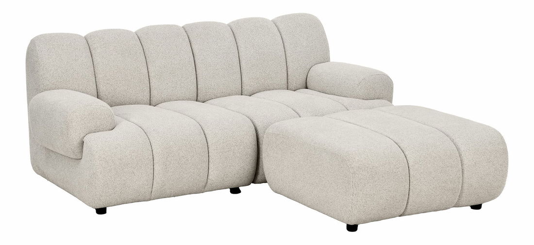 Modulárna rohová sedačka (P) Tessalia 2P (piesková)