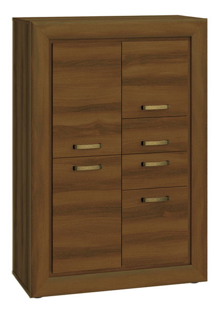 Policová skriňa Mocca 12