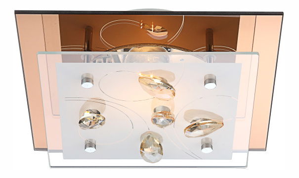 Aplică/Iluminat de perete LED Ayana 40412 (modern/design) (jantar + opal)